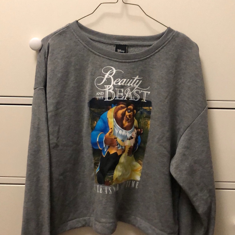 Disney crop sweater